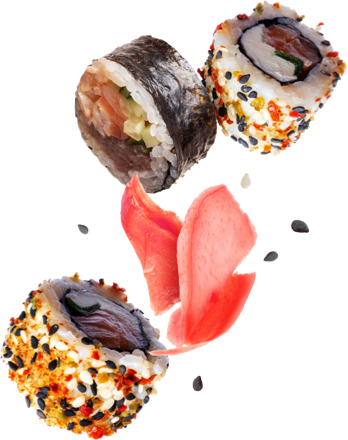 Rolluri sushi și ghimbir murat